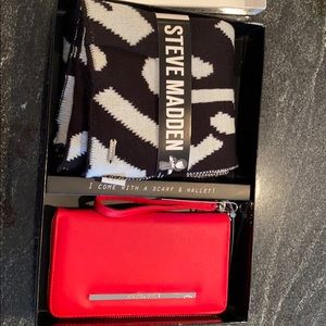 Steve Madden wristlet and scarf